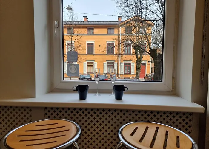 Apartment, New Renovated In Quiet Center With Balcony With Parking Dzīvoklis